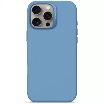 Decoded Silikon Case Hülle Apple iPhone 16 Pro Max 17,5 cm Blau