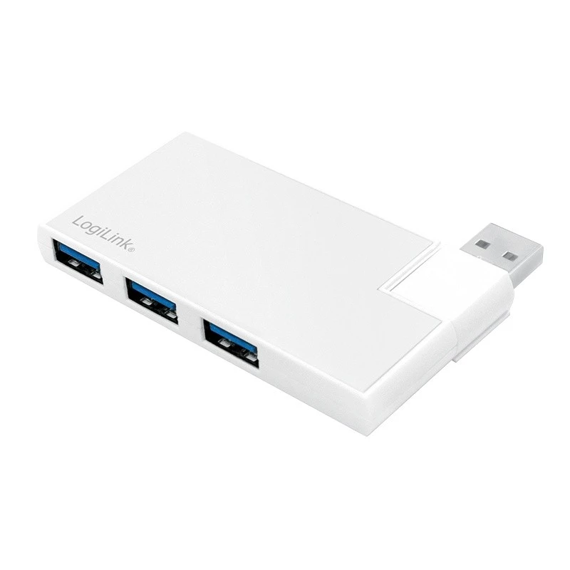 USB 3.0 4-Port Hub, silber