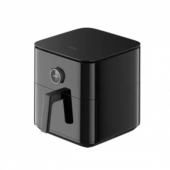Heißluftfritteuse Xiaomi 6,5 L Single 1700 W Schwarz, Drehregler, OLED-Display, WLAN, 12 Modi, 40–220 °C