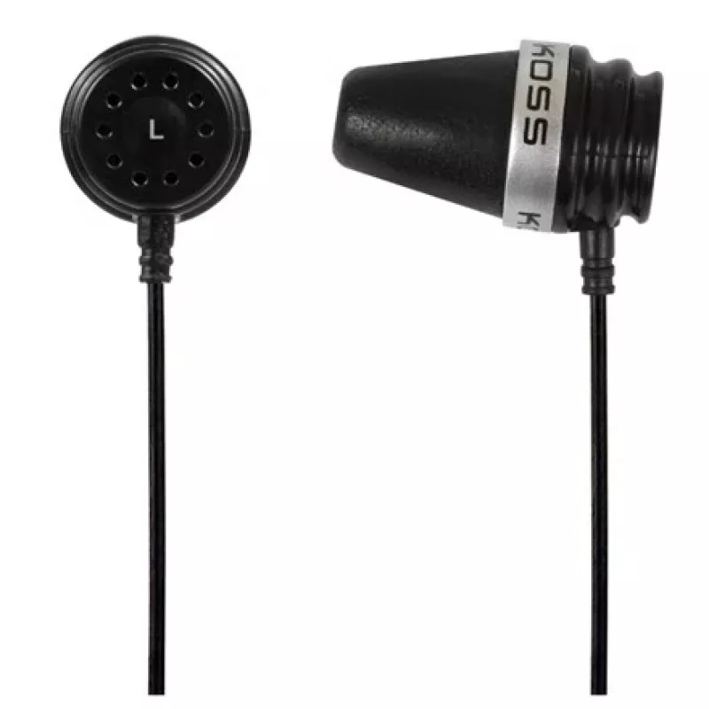 Koss In-Ear-Kopfhörer, kabelgebunden, In-Ear, Musik, Schwarz