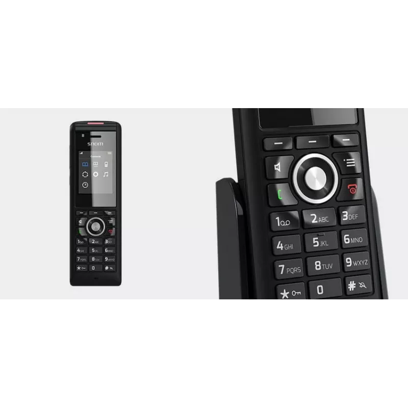 Schnurloses Telefon Snom M85 Anruferkennung Schwarz