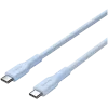 CANYON Kabel OnWire 60CL C-C 60W COLOR Geflochten 1m Hellblau