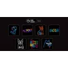 Kabelgebundenes USB-Gamepad MANTA SNL63MT Neon Lights — PC-Controller mit USB-Anschluss
