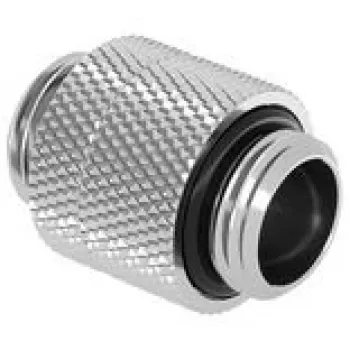 Barrow Adapter G1/4 AG zu G1/4 AG drehbar 14 mm Weiß-Silber TBX2D-02 WS