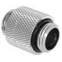 Barrow Adapter G1/4 AG zu G1/4 AG drehbar 14 mm Weiß-Silber TBX2D-02 WS