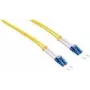 Logilink - Patchkabel - LC Singlemode (M) auf LC Singlemode (M) - 3 m - Glasfaser - Duplex - 9/125 µm - OS2 - halogenfrei - gelb (FP0LC03)