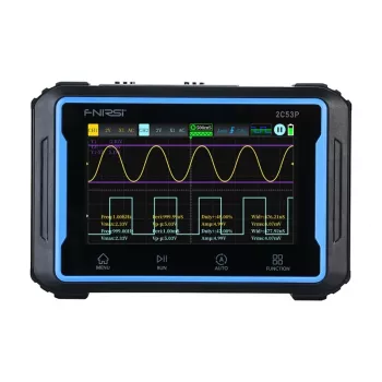 Tragbares 3-in-1 FNIRSI 2C53P 4.3-Zoll-Touchscreen-Oszilloskop