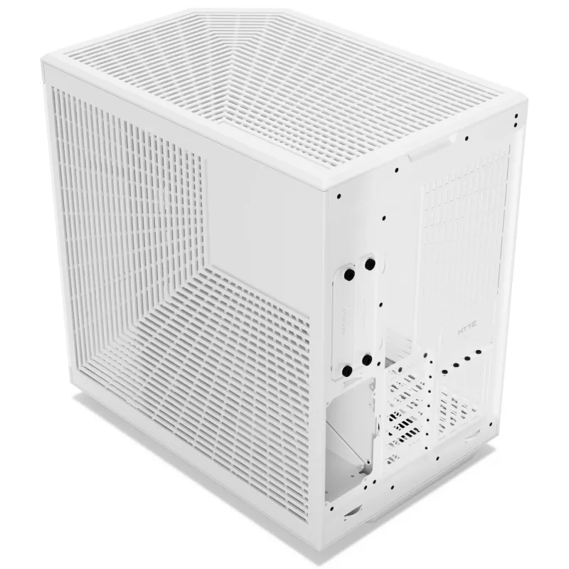 PC-Gehäuse HYTE Y70 Midi Tower Weiß – unterstützt EATX, GPU bis zu 42,2 cm, CPU-Kühlerhöhe 18 cm