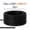 Ethernet-Patchkabel QOLTEC CAT6 UTP, 50 m, schwarz