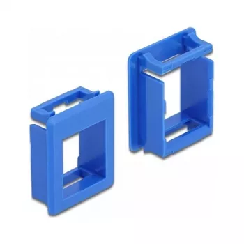 Montageset DELOCK 86764 — blaue Kunststoff-Montagezubehörteile