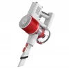 Akku-Staubsauger Adler AD 7051 — 300 W max, 22,2 V Batterie, 0,6 L beutellos, Edelstahlrohr, EPA F8, LED-Licht, weiß/rot
