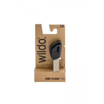 Wildo Fire-Flash Pro Large Funken-Notfeuerstarter, Ferrocerium, 76,2 mm, 29 g, schwarz