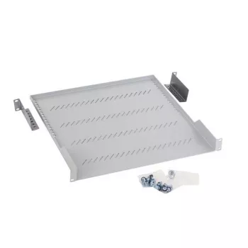 Regalfach Triton RAC-UP-550-A1 1U 550 mm perforiert Creme Grau