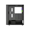 PC-Gehäuse GEMBIRD Fornax 4300 Midi Tower ATX, gehärtetes Glas, 2x 3,5-Zoll-Einschübe, 3x 2,5-Zoll-Einschübe, ARGB-Lüfterunterstützung, USB 3.2 Gen1