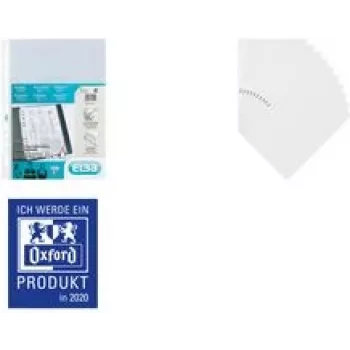 Dokumentenhülle Elba 970386 A4 Polypropylen 0,05 mm oben offen mit Eurolochung