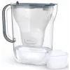 BRITA Wasserfilterkanne Style Essential Graphit mit 4 MAXTRA Pro Filtern, 2,4 L Tank, 1,4 L gefiltert