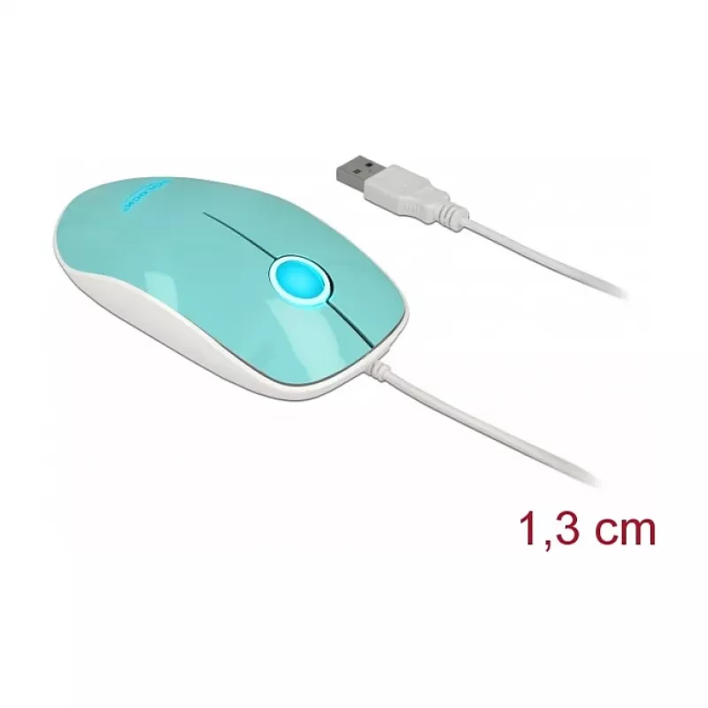 Maus DeLOCK 12538 USB Typ-A Optisch Beidhändig