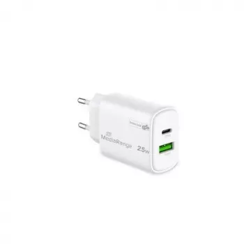 Netzteil USB/USB-C 25W/FAST MRMA112-2 Mediarange