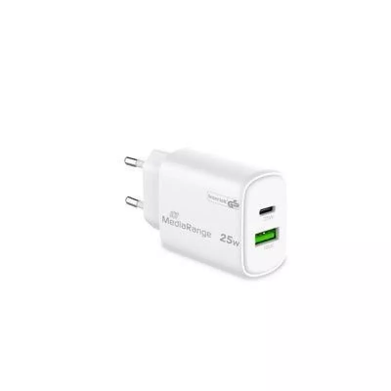 Netzteil USB/USB-C 25W/FAST MRMA112-2 Mediarange