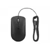 Kabelgebundene optische Maus Lenovo GY51D20875 USB Typ-C, beidhändig, 2400 DPI, 4 Tasten, schwarz