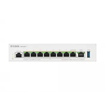 D-Link DBR-600-P/B Business PoE Router, Ethernet WAN, 2,5 Gigabit Ethernet, Weiß