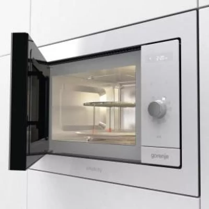 Gorenje BM235G1SYW Weiße Kombi-Mikrowelle Einbau 23 L 900 W
