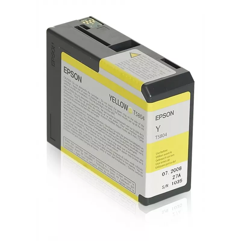 Epson Einzelpackung Gelb T580400, Gelb, Pigmenttinte, 80 ml, 1 St.