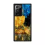 Handyhülle iKins für Samsung Galaxy Note 20 Ultra — schwarz, Café-Terrassen-Design