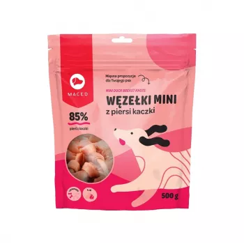 MACED Mini-Knoten aus Entenbrust - Hundeleckerli - 500g