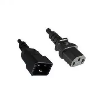 Microconnect PE030620 Stromkabel Schwarz 2 m C13-Kupplung C20-Kupplung