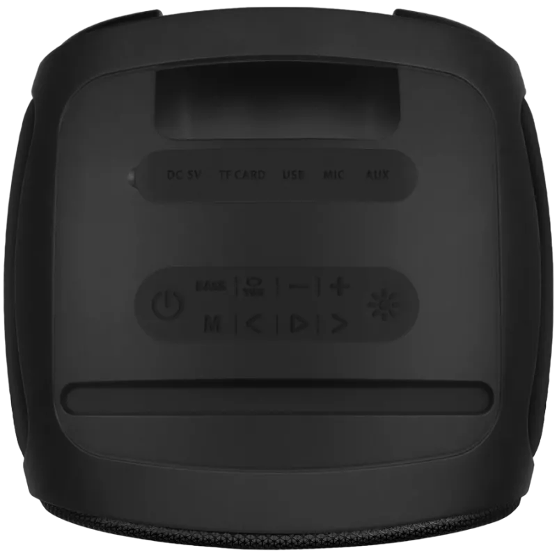 Lautsprecher SVEN PS-555, schwarz, Ausgangsleistung 65 W (RMS), TWS, Bluetooth, USB, microSD, Fernbedienung, Lithium-Akku