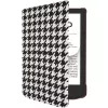 Folio-Hülle für 6-Zoll-E-Book-Reader PocketBook Shell — Schwarz/Weiß, 112 × 160 × 12,5 mm