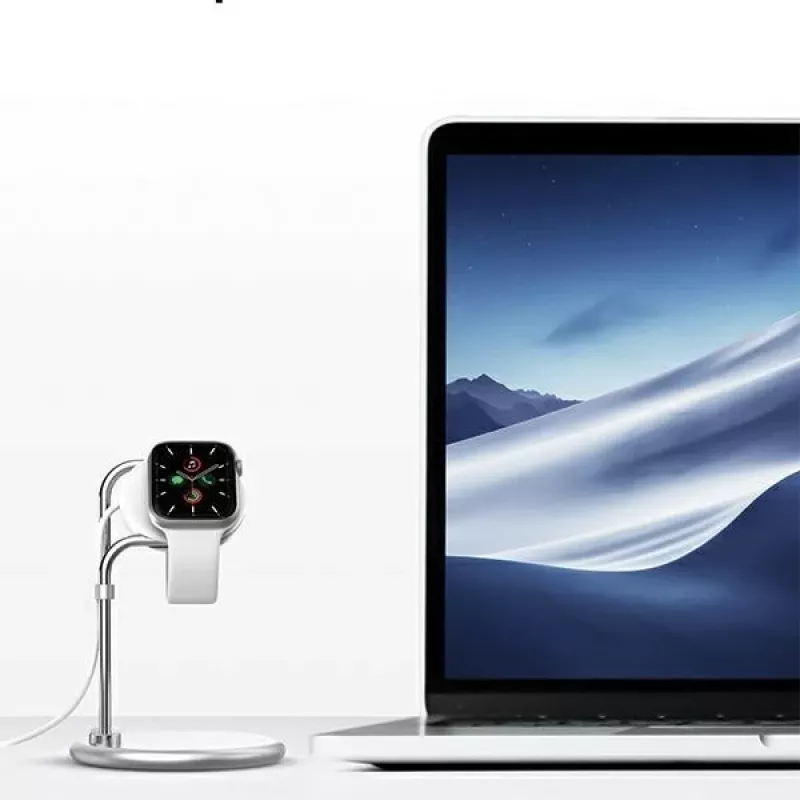 Ladeständer für Apple Watch SAW-300 induktiv silber