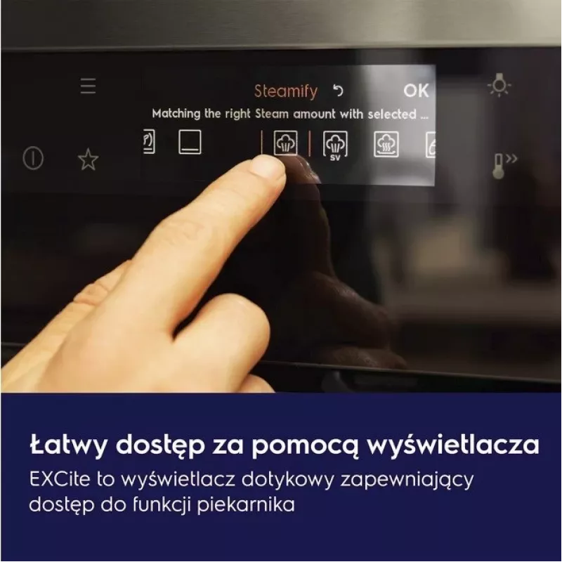 Einbau-Backofen Electrolux LOB8S38V — 70 L, A++ Energie, 220–240 V, Dampfreinigung, Teleskopauszüge, LED-Anzeige