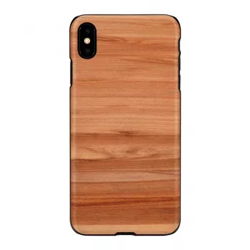 Smartphone-Hülle man and wood für iPhone XS Max — Cappuccino Schwarz Schutzhülle
