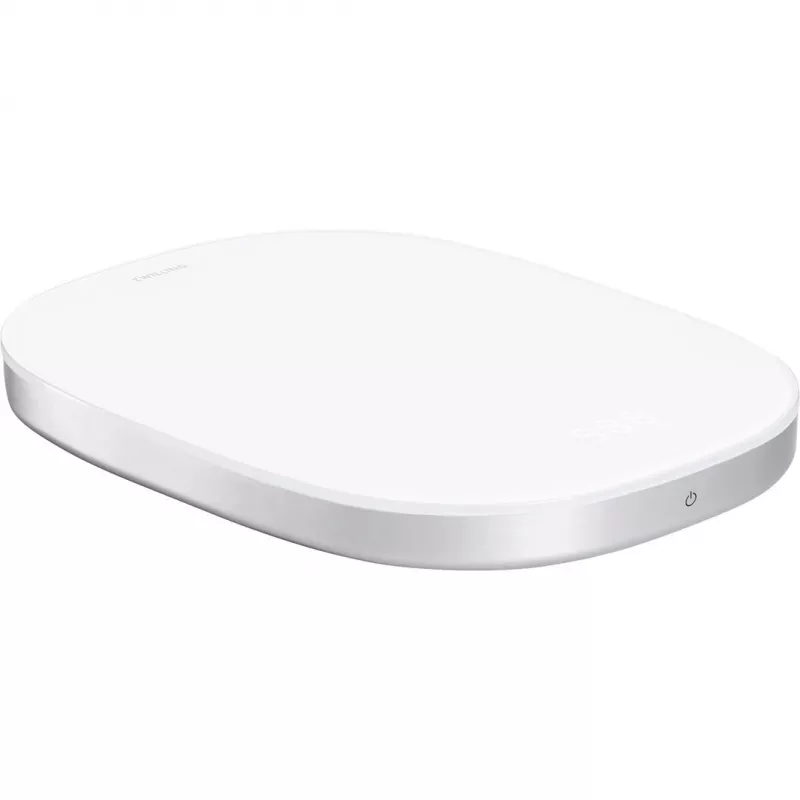 Elektronische Küchenwaage ZWILLING Enfinigy Silber Weiß — 10 kg Kapazität, 1 g Genauigkeit, LCD-Anzeige