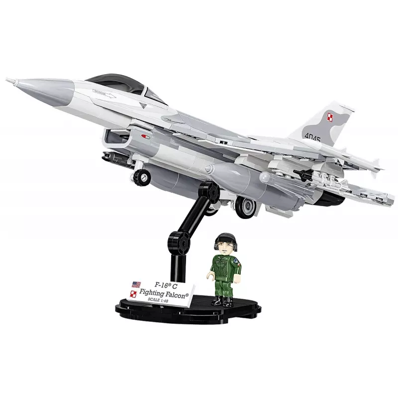 Konstruktionsset Cobi F-16C Fighting Falcon – 463 Teile, Modellbausatz im Maßstab