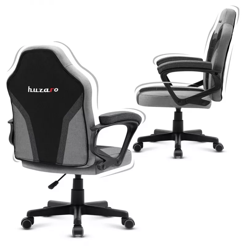 Gaming-Stuhl für Kinder Huzaro HZ-Ranger 1.0 Gray Mesh, grau und schwarz