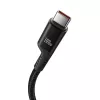 Baseus Fish-Eye USB-C-auf-USB-C-Schnellladekabel 1 m 100 W Schwarz