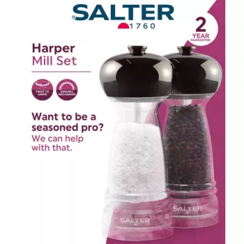 Küchenwaage Salter BW12949GEU7 Clear Grau — digitale Lebensmittelwaage, kompaktes Tischmodell