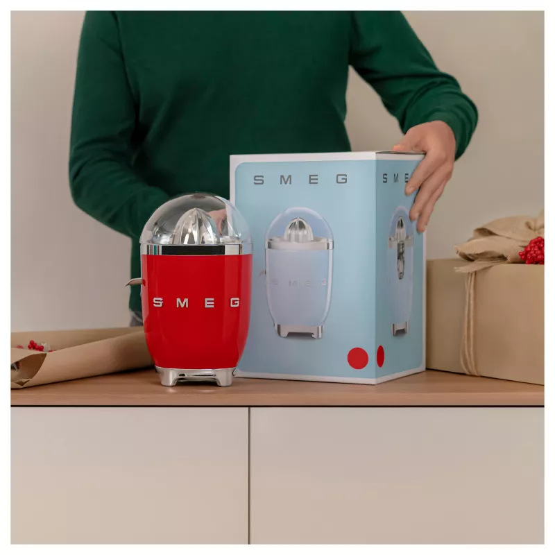 Elektrische Zitruspresse Smeg CJF11RDEU 70 W Rot Edelstahl