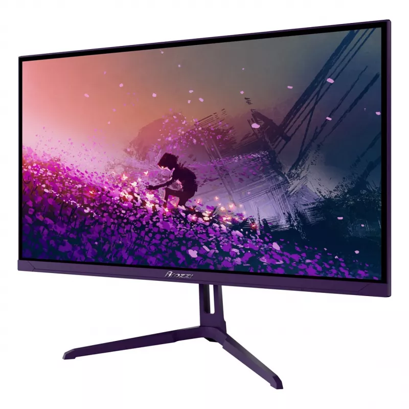 Monitor Arozzi Nova 24 Zoll (60,5 cm) Full HD 1920×1080 LED 1 ms 16:9 178° VESA Lila mit Lautsprechern