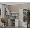 KUBA Schreibtisch Set + Extension Piece, weiß