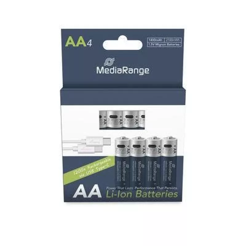 Wiederaufladbare Batterie MediaRange MRBAT161 AA Lithium-Ionen 18g