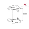Maclean Laptop/Projektor-Wagen, rollbar, MC-671