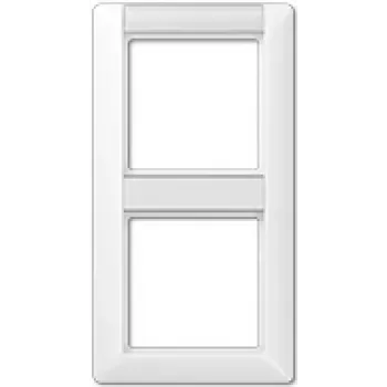 Abdeckplatte für Schaltaktor JUNG AS 582 NA WW Weiß, Duroplast, 80,5×151,5 mm