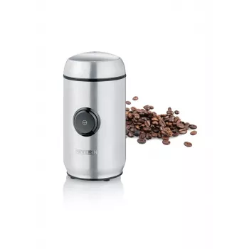 Blade grinder SEVERIN KM 3879 — blade coffee grinder, 150 W, 50 g capacity, stainless steel blades, Schwarz