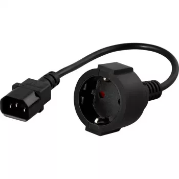 BlueWalker PowerWalker - Netzkabel - IEC 320 EN 60320 C14 (M) - IEC 320 EN 60320 C13 (W) (91015003)