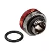 Adapteranschluss BitsPower Multi-Link G1/4 Zoll Außengewinde auf 12mm Hartrohr, gerade, glänzend schwarz