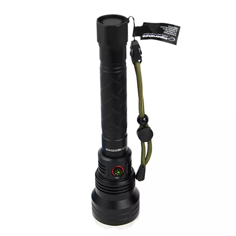 Esperanza EOT068 Taschenlampe Schwarz, wiederaufladbare LED-Taschenlampe